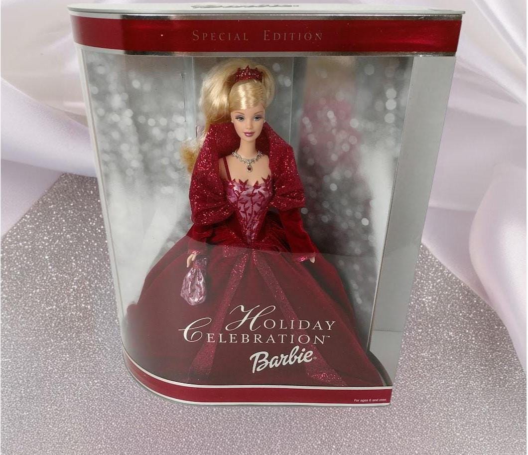 Special Edition 2001 Holiday Celebration Barbie - Etsy