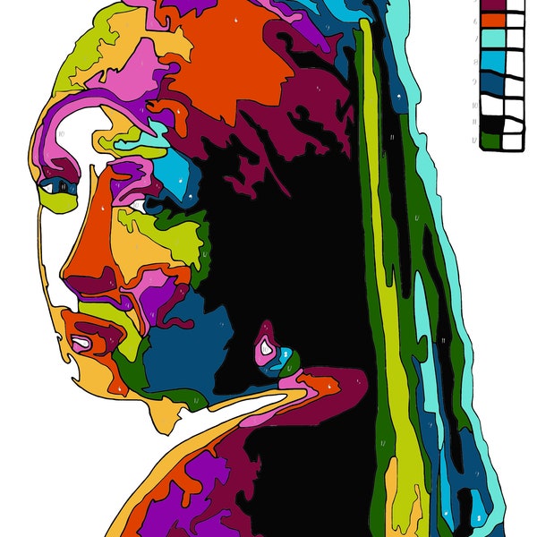 Celebrity Paint by Numbers Etsy