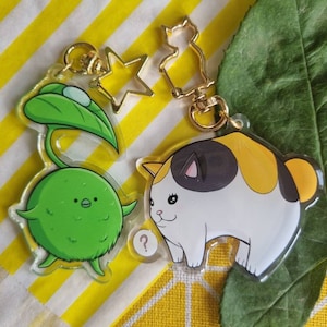 Final Fantasy XIV Minion Charms - Fat Cat and Korpokur