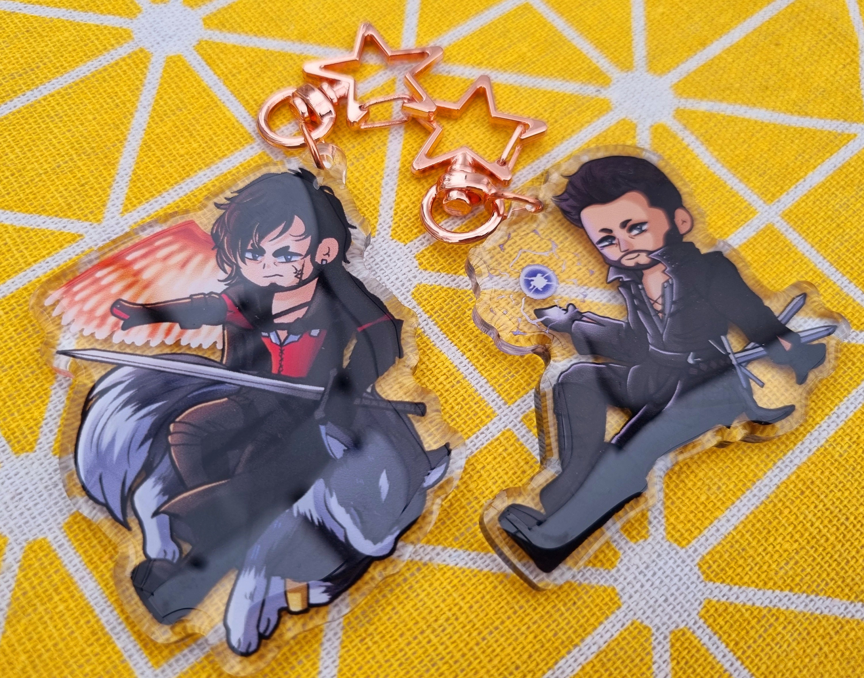 FFXVI Acrylic Charms - Clive, Cid