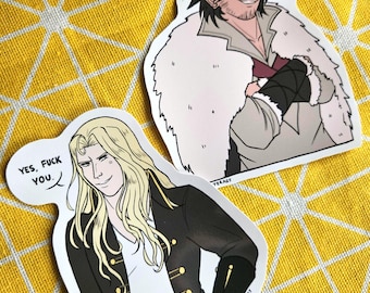 STICKERS Castlevania - Alucard and Trevor