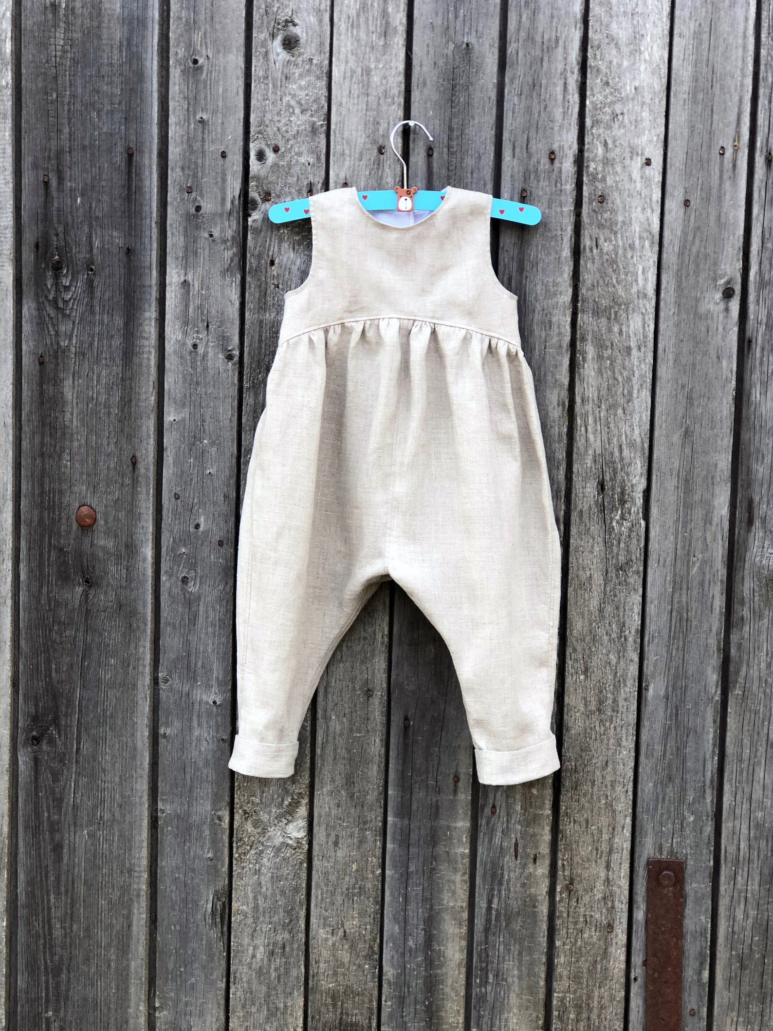 Natural Baby Linen Romper Linen Baby Clothes Linen Baby Etsy