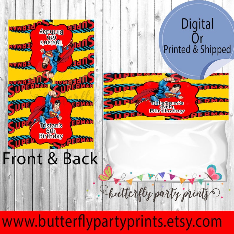 Superman Treat Bags