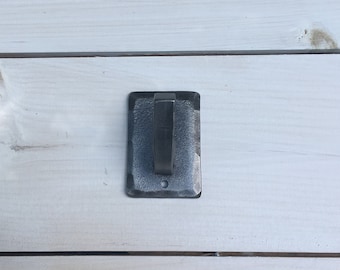 Handmade Iron Robe Hook: Modern Rustic Bathroom Towel Hanger