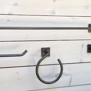 Modern Farmhouse 4 Piece Bathroom Hardware Set Towel Bar Etsy