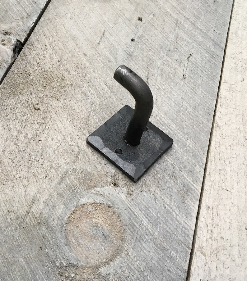 Iron Robe Hook Wrought Iron Hook Towel Hook Robe Hooks Etsy