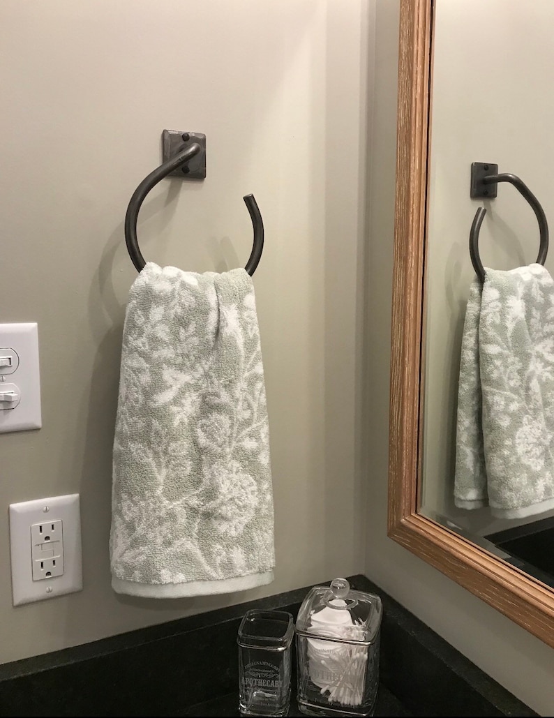 Modern Farmhouse 4 Piece Bathroom Hardware Set Towel Bar Etsy