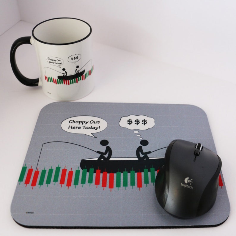 Stock Market Trader Humor Mouse Pad Gift for him Gift for