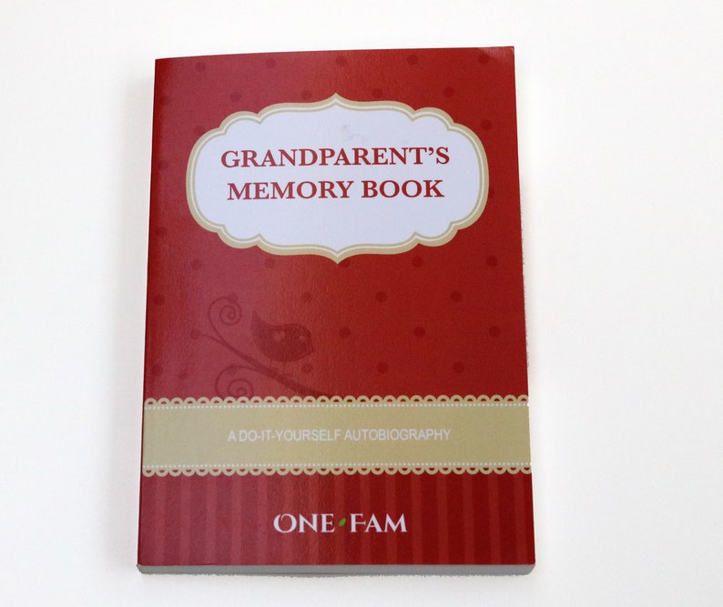 Grandparent's Memory Book Etsy