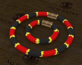 Serpent corail, Peyotl avec motif torsadé (téléchargement PDF)