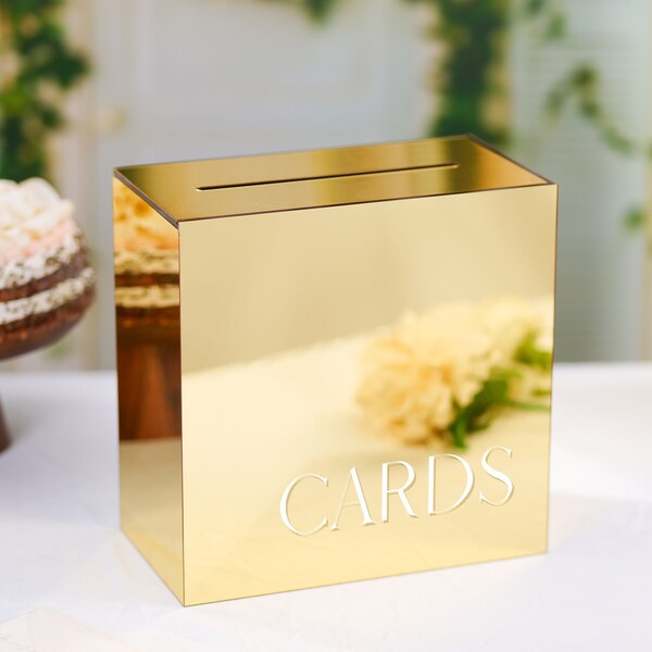 Mirror Card Box Etsy