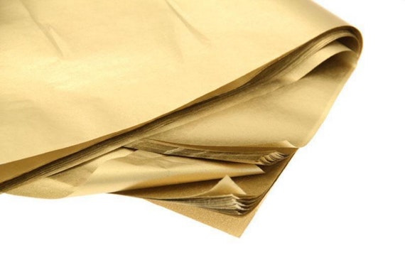 UNIQOOO 60 Sheets Premium Metallic Silver Tissue Gift Wrap Paper