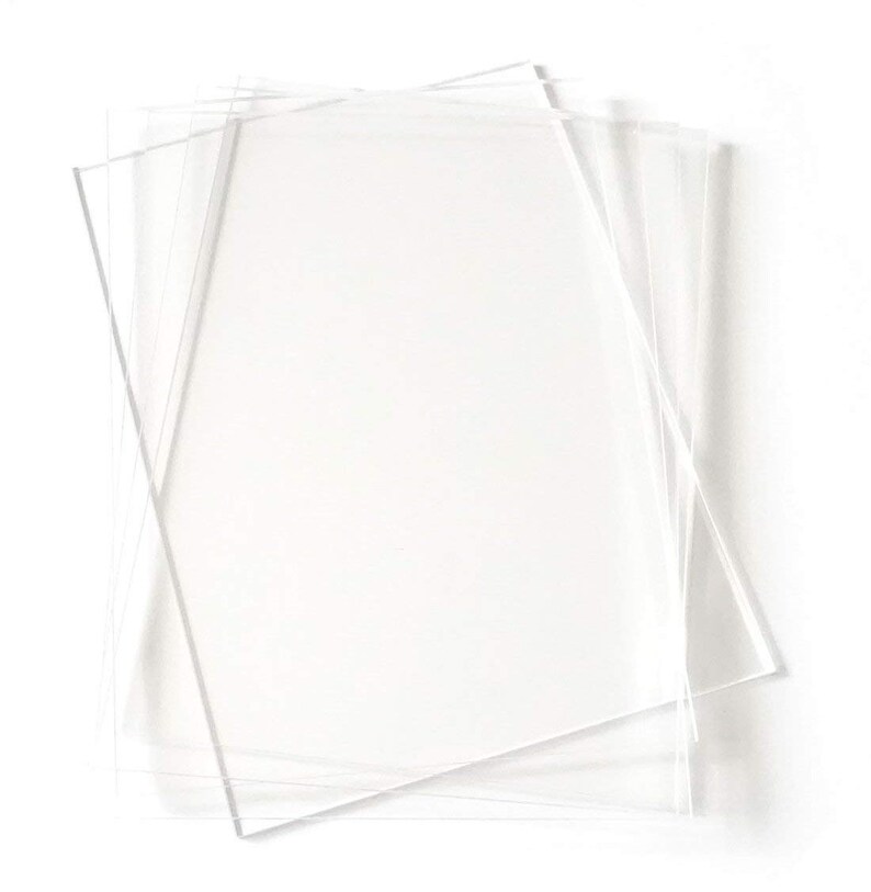 5x7 Inch DIY Blank Clear Plexiglass Acrylic Sheets Wedding Etsy