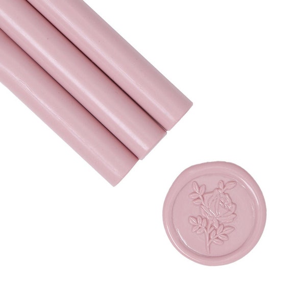 Dusty Rose Wax Seal Glue Gun Sealing Wax Sticks For Wedding Etsy