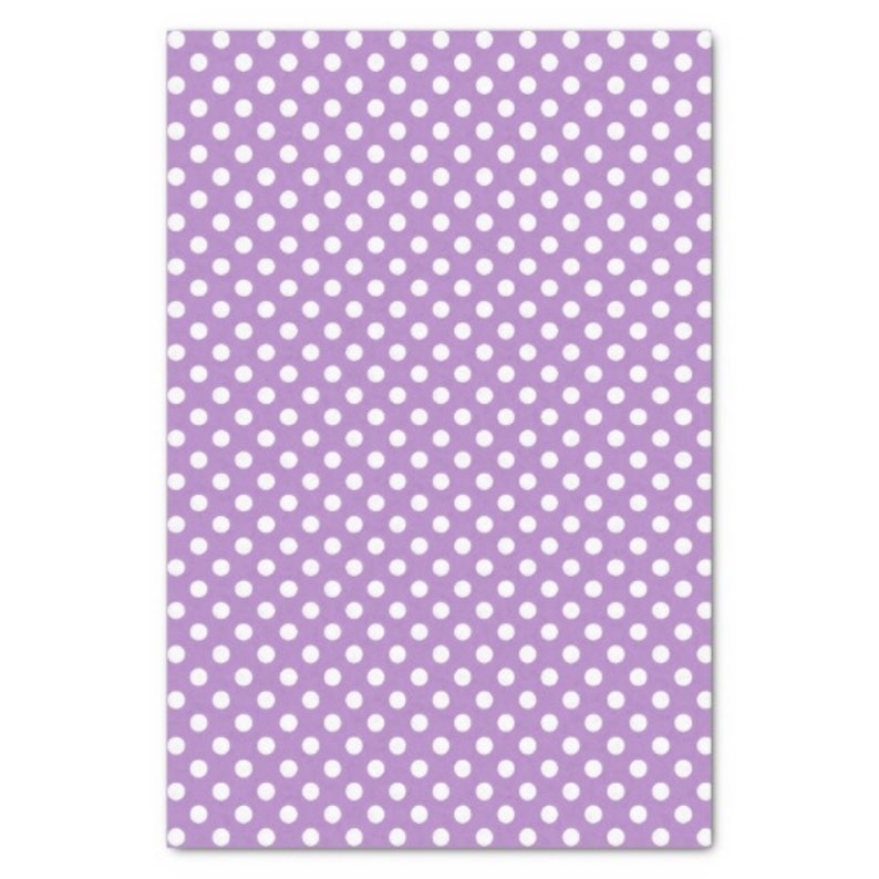 20 X 26 Each,100/% Recyclable Gift Wrapping Accessory UNIQOOO 60 Sheets Premium Purple White Polka Dots Tissue Gift Wrap Paper Bulk