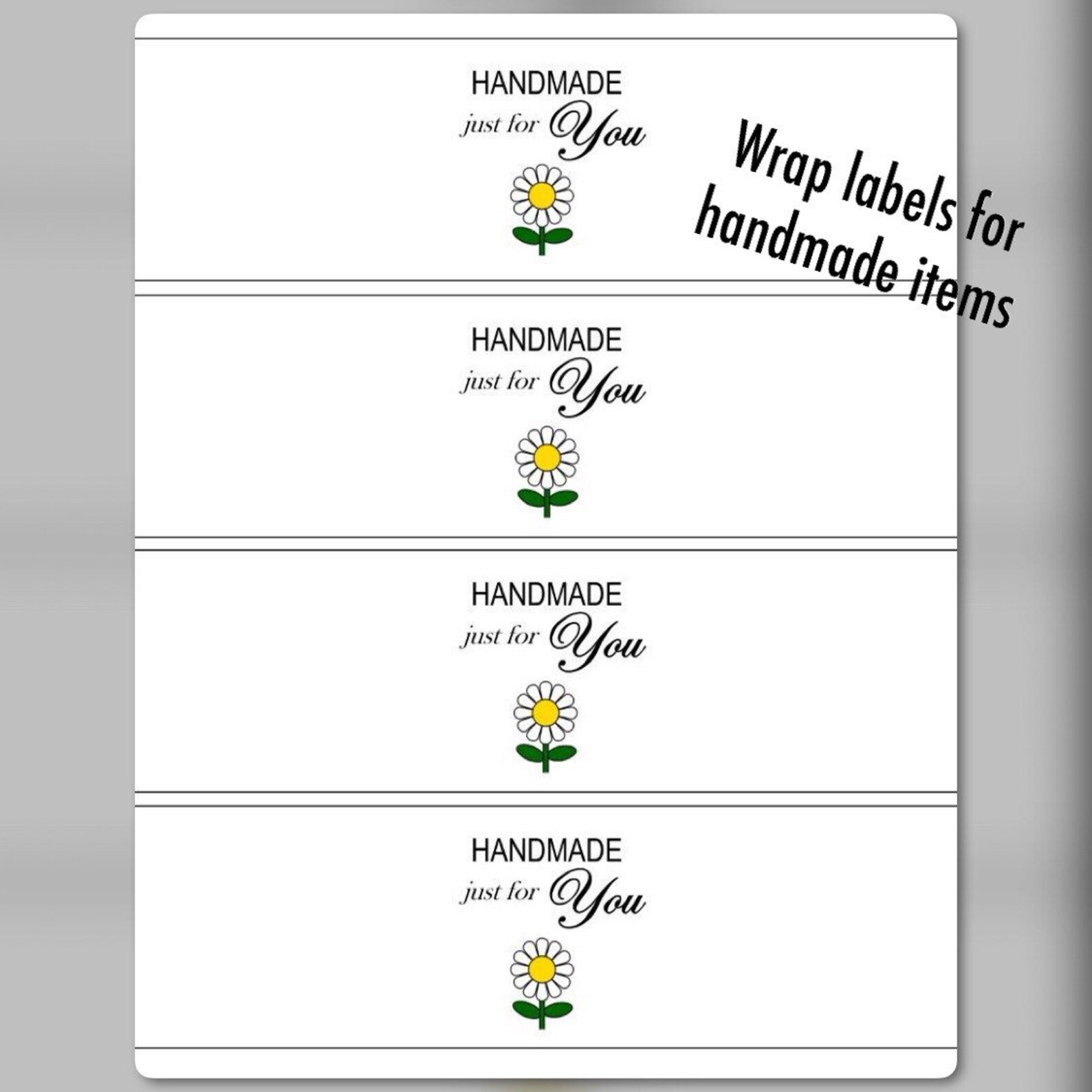 printable labels for handmade items labels for crochet or etsy