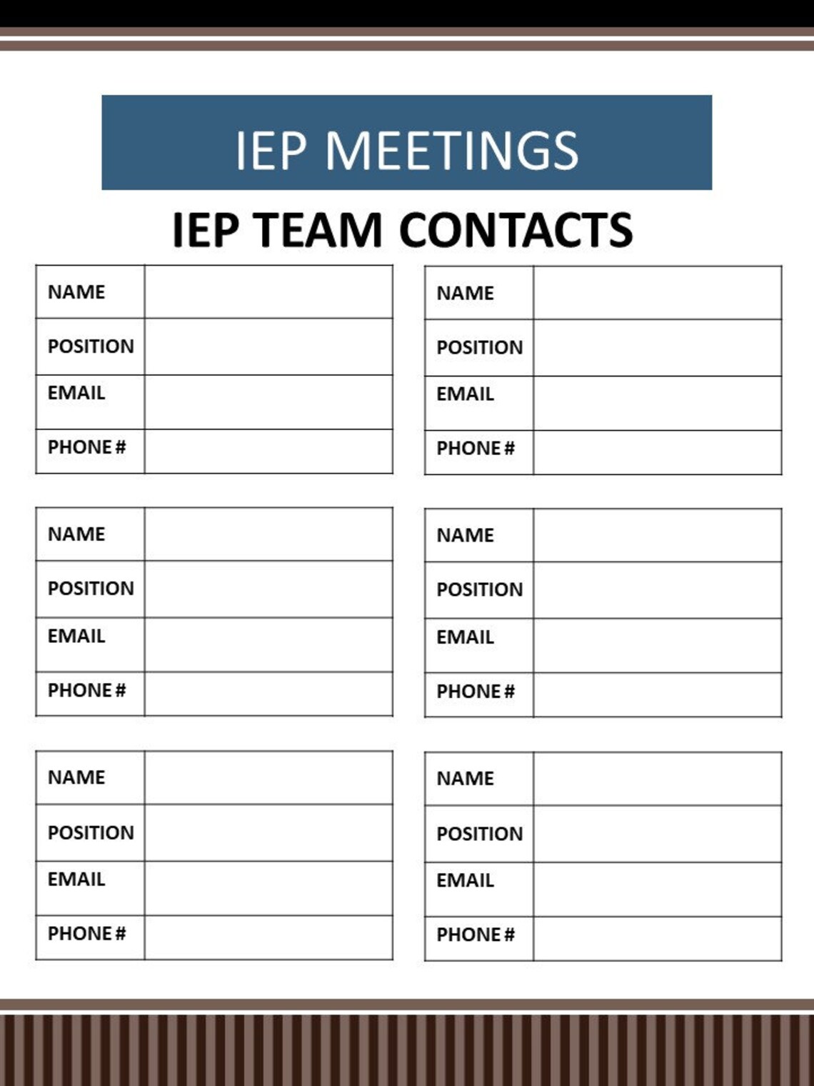 Special Needs Binder Medical Binder Autism Binder Fillable Etsy