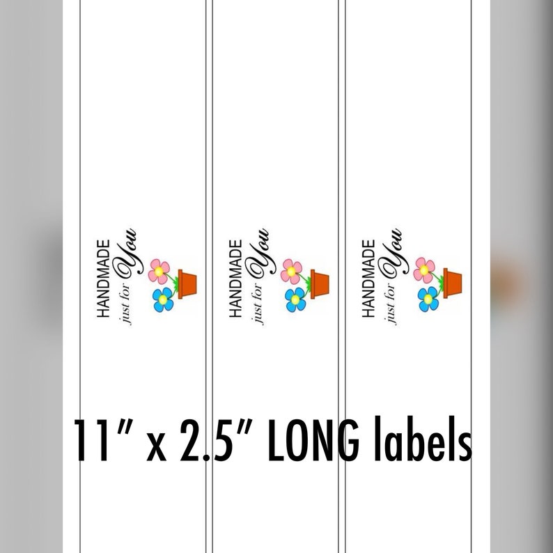 Printable Labels for Handmade Items Labels for Crochet or Etsy