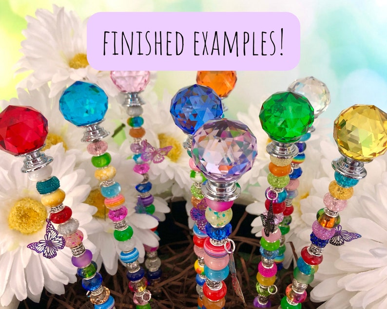 DIY Fairy Garden Stakes Kit Make Your Own Fairy Garden Wands Etsy