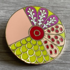 Breast Anatomy 3.5cm Hard Enamel Pin Badge