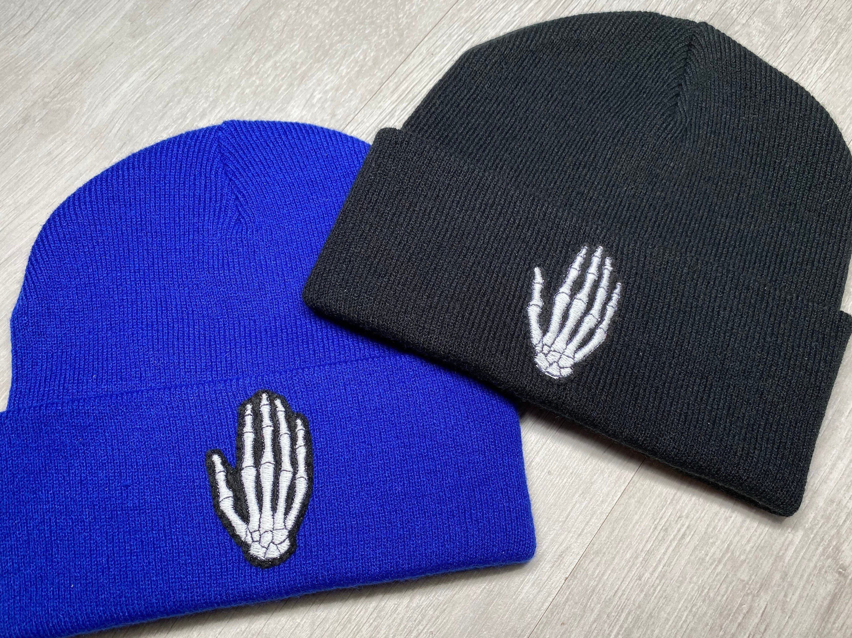 Skeleton Hand Beanie. Glow in the Dark 