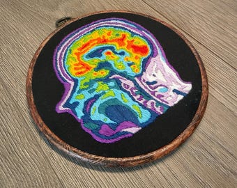 Brain Scan 6” Embroidery Hoop