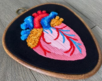 Heart 20cm x 24cm Embroidery Hoop