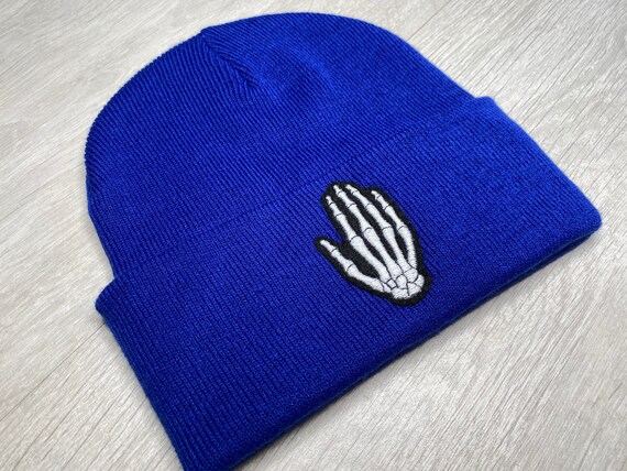 Skeleton Hand Beanie. Glow in the Dark 