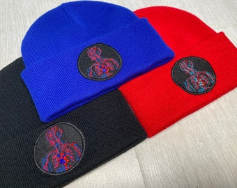 Circulatory System Embroidered Beanie