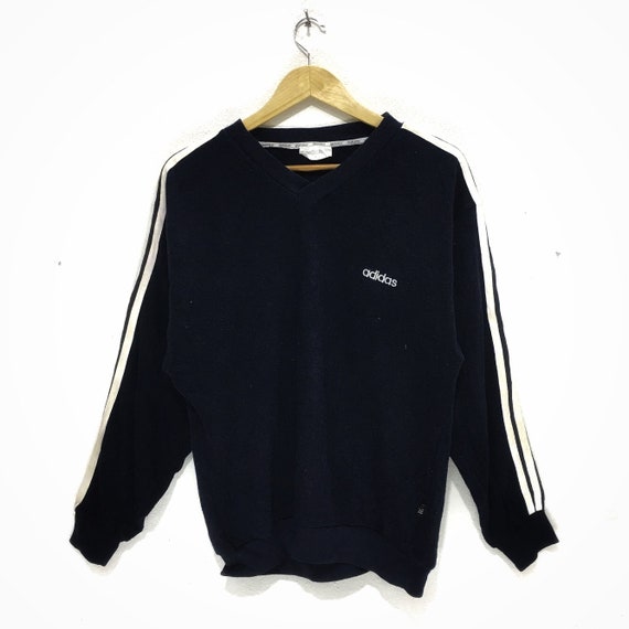 ADIDAS Three Stripes V-Neck Sweater 