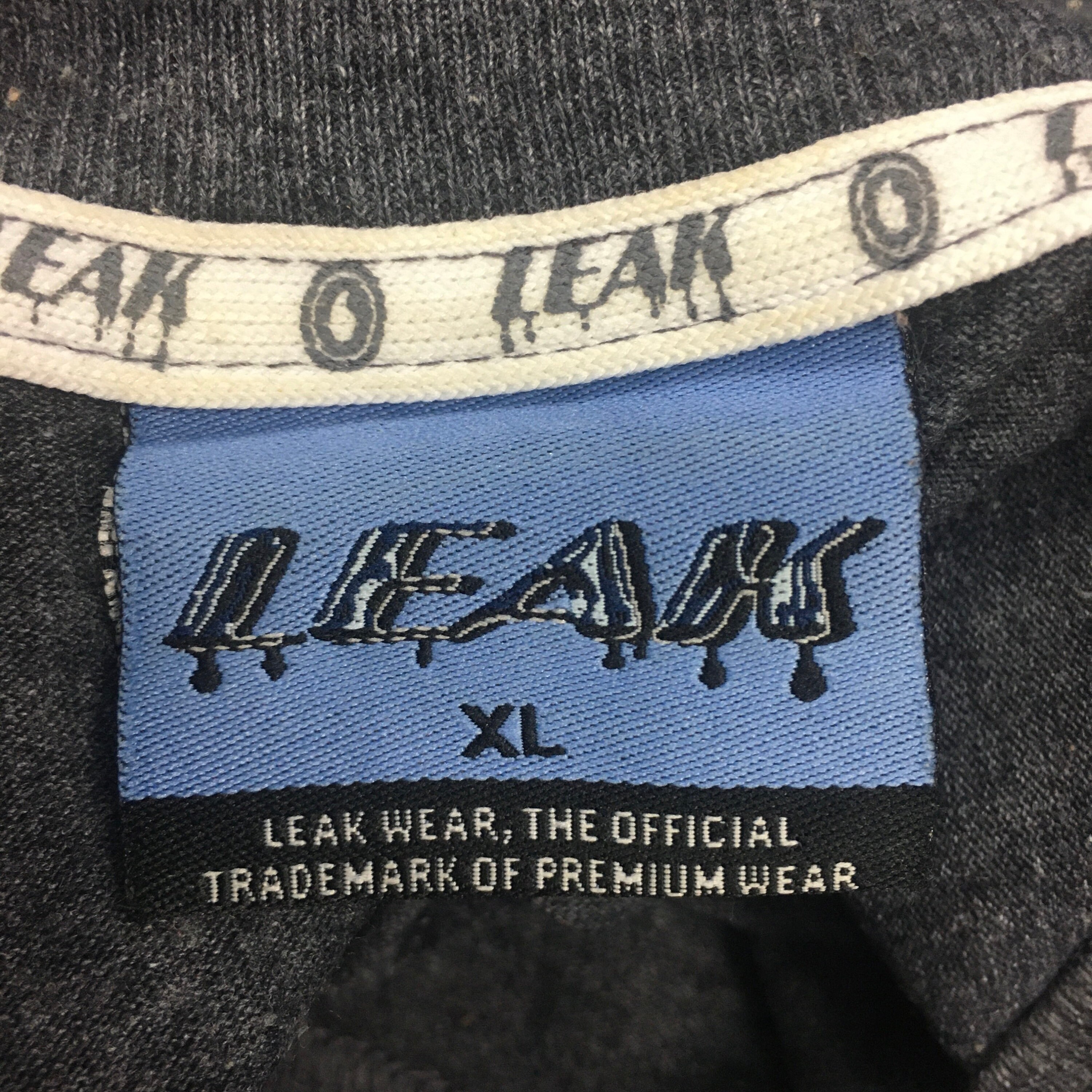 Vtg LEAK Leak Wear Long Sleeve T-Shirt Spell Out Streetwear | Etsy