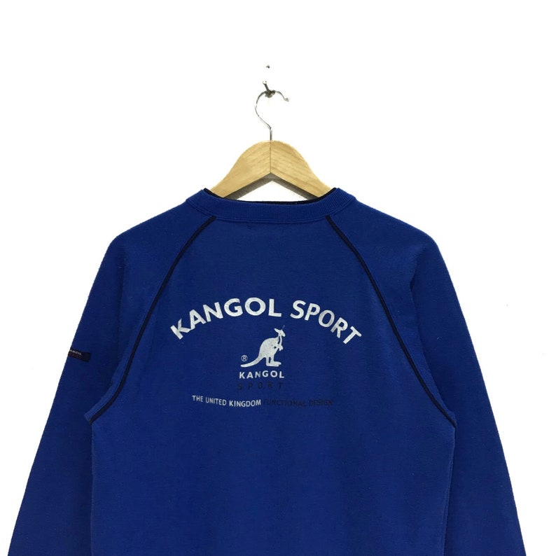 Vintage KANGOL SPORT Big Logo United Kingdom Funtional Design Sweatshirts Jumper