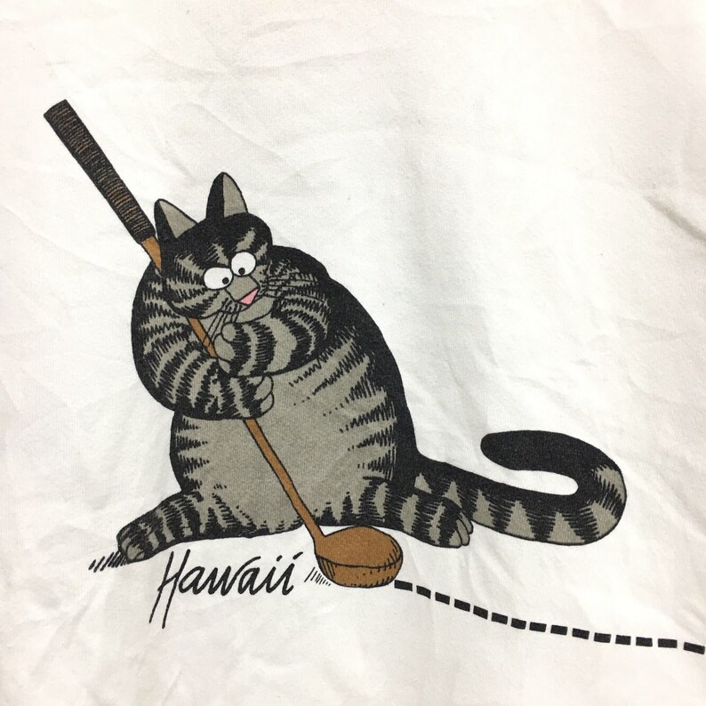 Vintage CRAZY SHIRTS B. KLIBAN Cat Mouse Golf Hawaii Crewneck Etsy