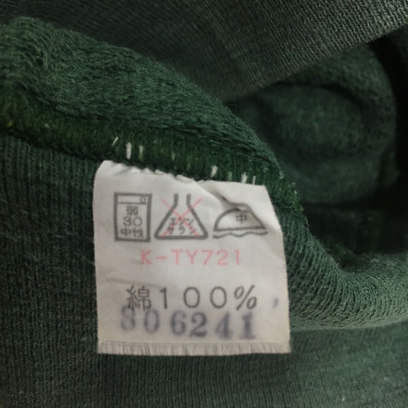 Vintage CHAMPION PRODUCT USA Green Hoodie Sweatshirt Jumper Athletic Apparel