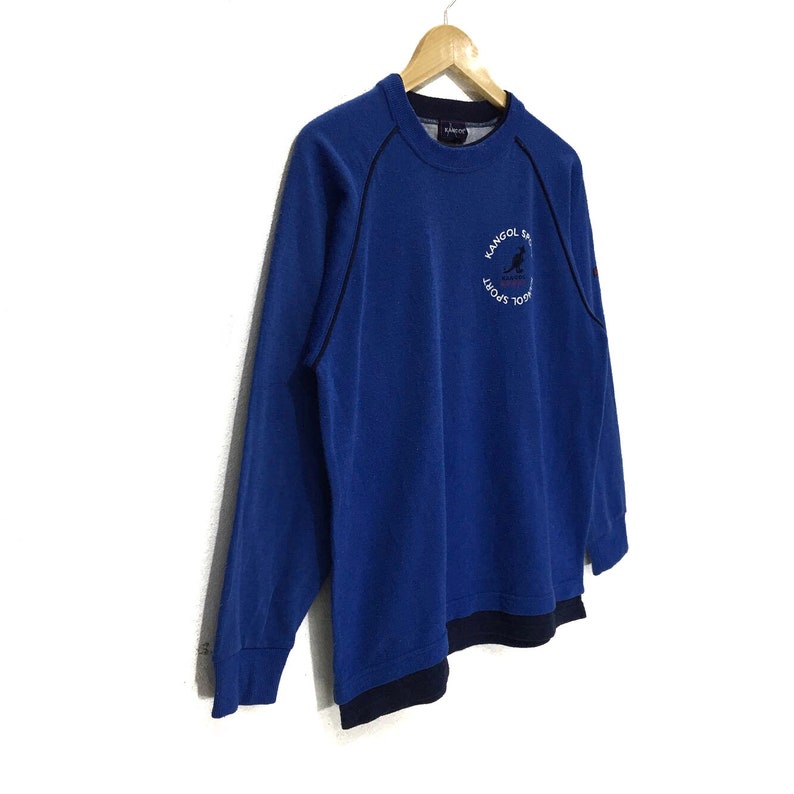 Vintage KANGOL SPORT Big Logo United Kingdom Funtional Design Sweatshirts Jumper