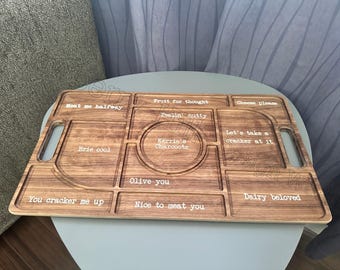 Big Charcuterie Board design file for CNC routers, Funny serving tray gift