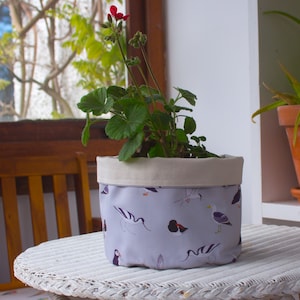 Plant pot; fabric plant pot/basket, indoor plant pot or storage basket