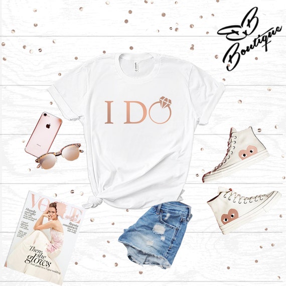 Rose gold bridesmaid shirts 2025