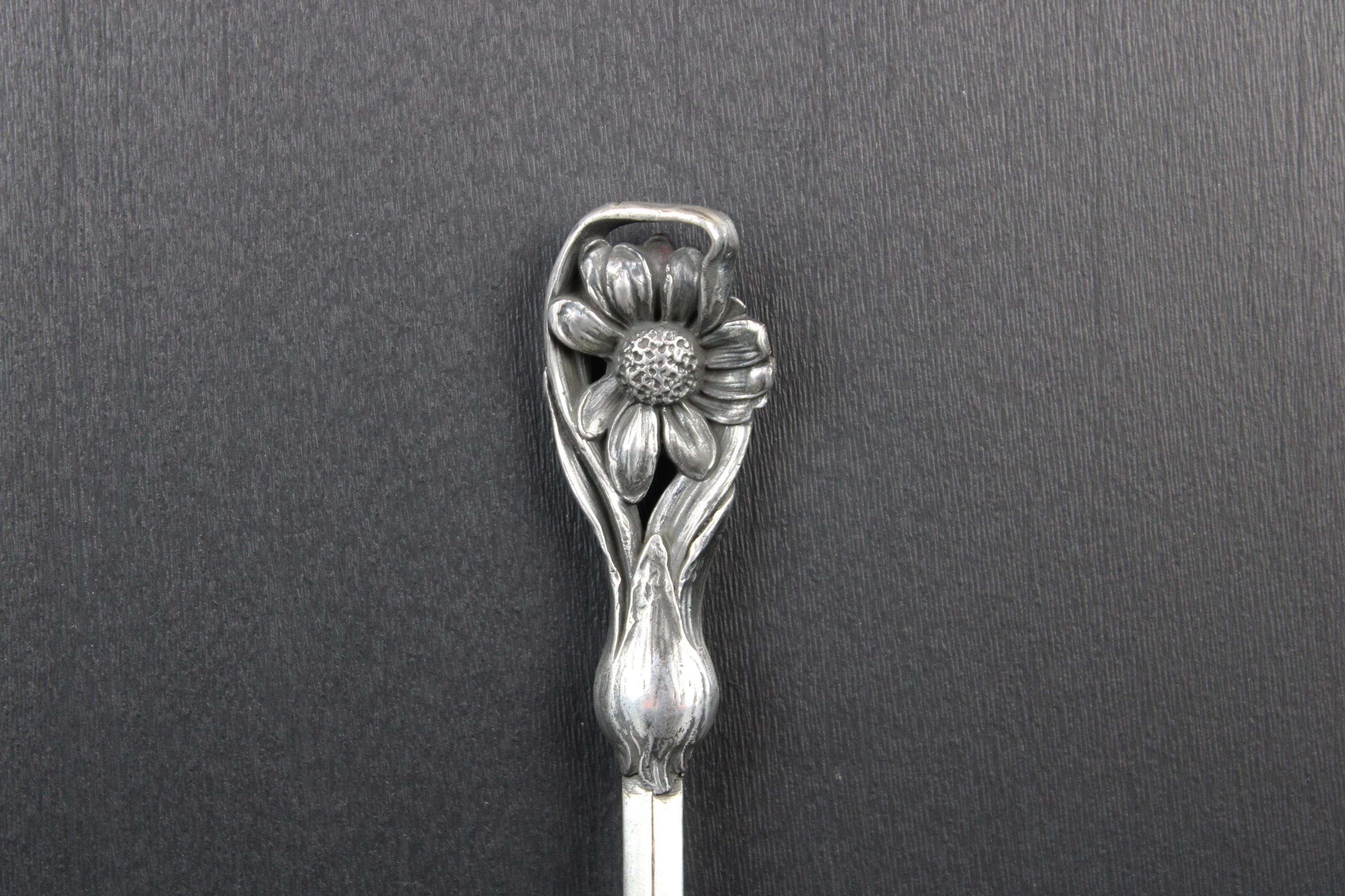 silver925 レターオープナー。 Art Nouveau Silver Plated Sunflower Letter Opener by WMF. - Etsy