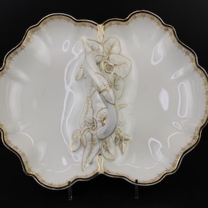 Art Nouveau porcelain serving dish.