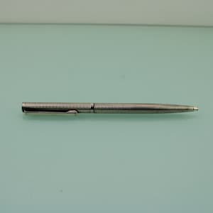 Art Deco silver ballpoint pen biro.