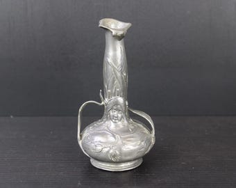 Jugendstil Blumenvase Zinnvase.
