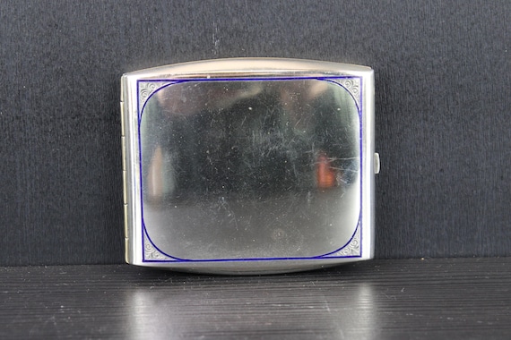 enamelled cigarette case Art Deco Jade, Diamond & Enamel Antique Cigarette Case Art Deco