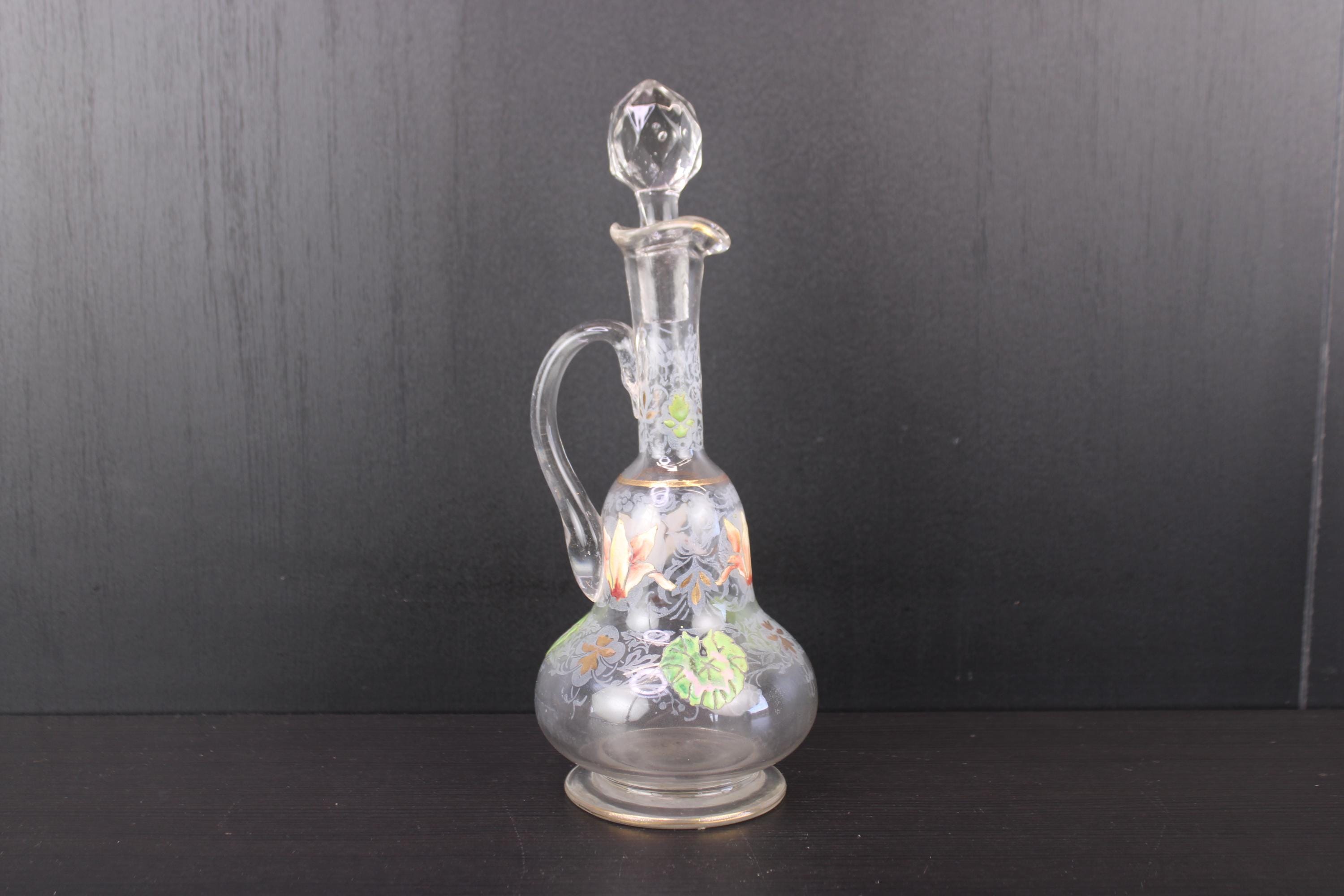 Broc / pichet à eau en cristal de St Louis, modèle Tarn signé. 2065 g, de 1936 e