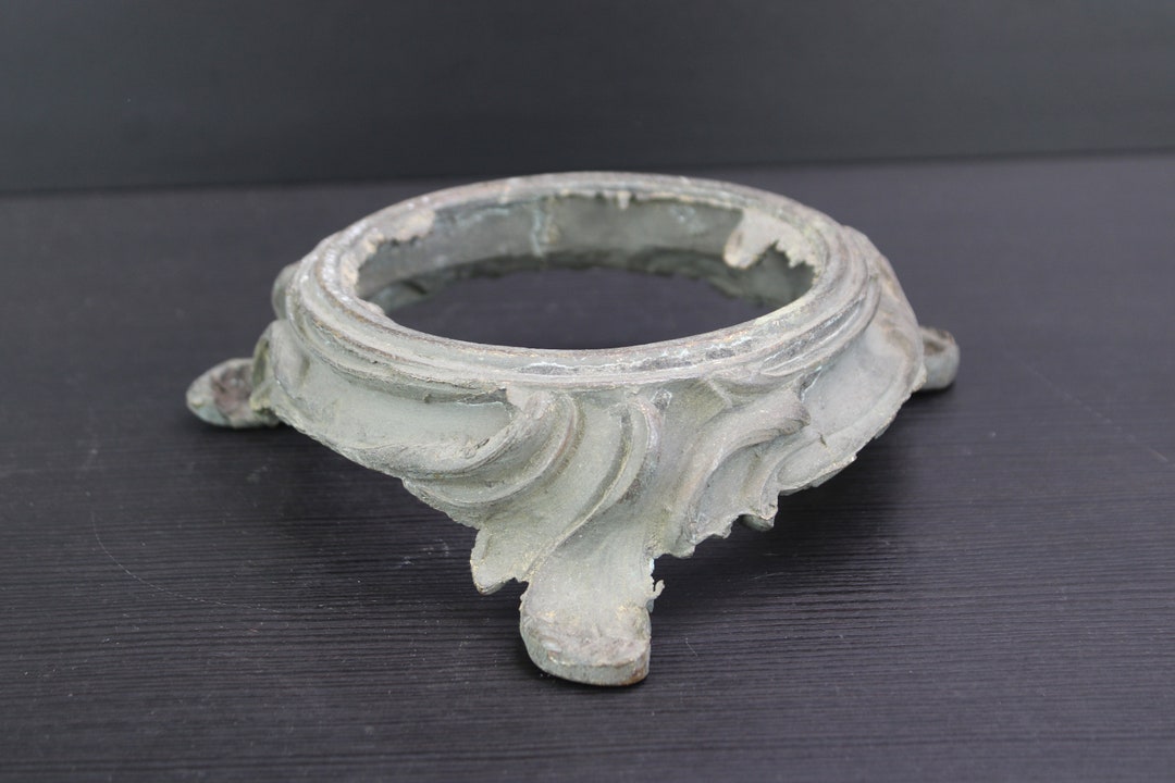 Antique Bronze Round Vase Display Stand. Etsy