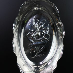 Art Nouveau floral silver plated dish bowl by WMF