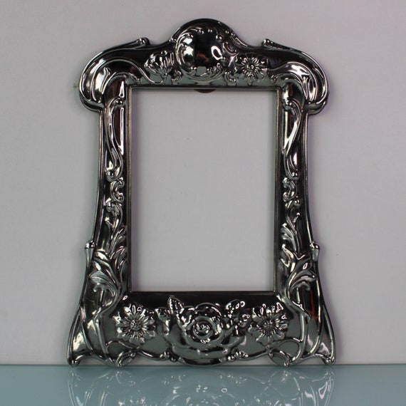 Cadre Photo Vintage En Alliage Zinc – Motifs Floraux – Dimensions 20x15 Cm – Décoration Table/mur - 14