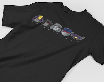 Decepticons Generation 1 Shirt | Transformers G1 Shirt | Megatron Shirt | Astrotrain Starscream Soundwave Shockwave | DopeyArt