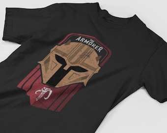 The Armorer Helmet Shirt | Mandalorian Mythosaur Signet T-shirt