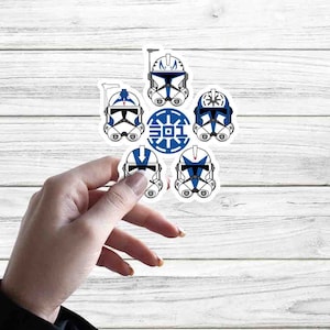 501st Legion Sticker: Star Wars Clone Trooper (Kiss Cut)
